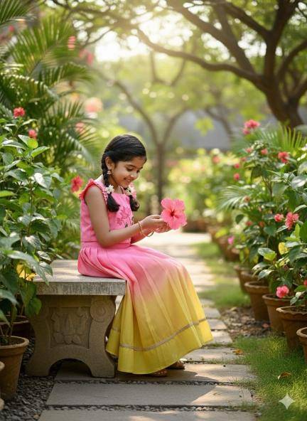 Dhanlaxmi Flower Silk Pink Kidswear wholesale suppliers